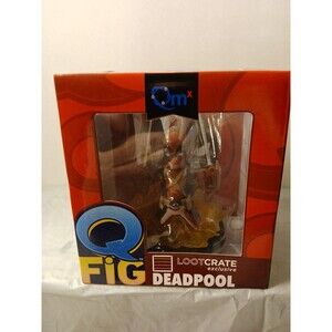 2015 Marvel Deadpool Quantum Mechanics Q-Fig Loot Crate Exclusive Figure Sealed